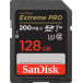 Karta pamięci SanDisk Extreme PRO SDXC 128 GB Class 10 UHS-I/U3 V30 SDSDXXD-128G-GN4IN - Szara, 200 MBps|90 MBps